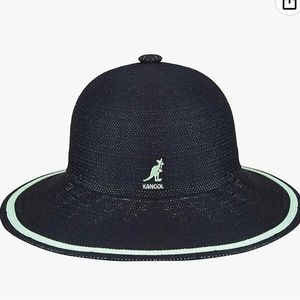 KANGOL tropic wide brim stripe casual bucket hat size small